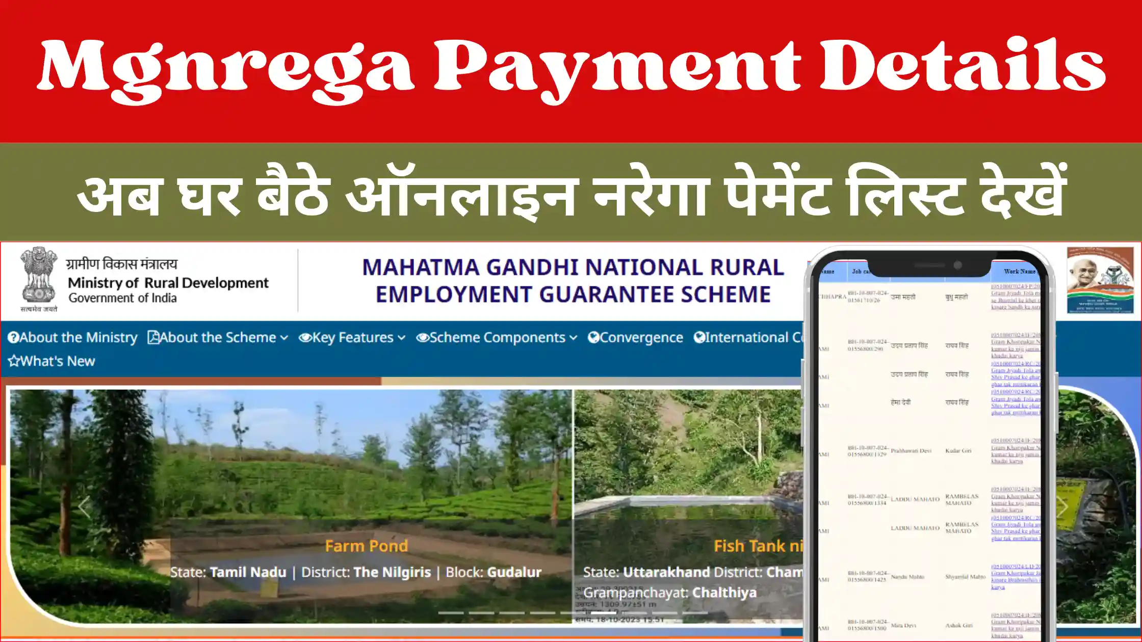 Mgnrega Payment Details