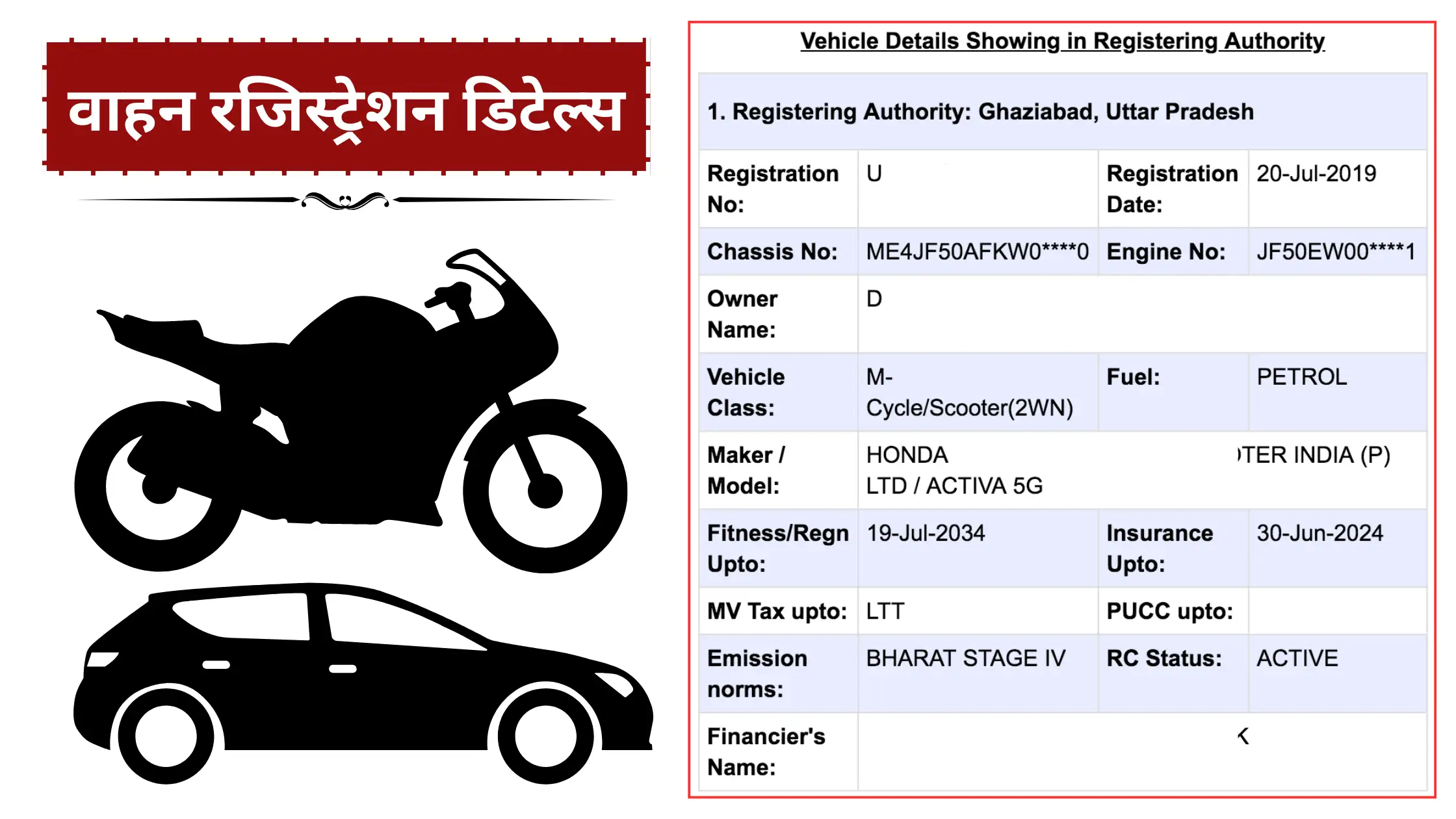 Vahan Registration Details Nikale